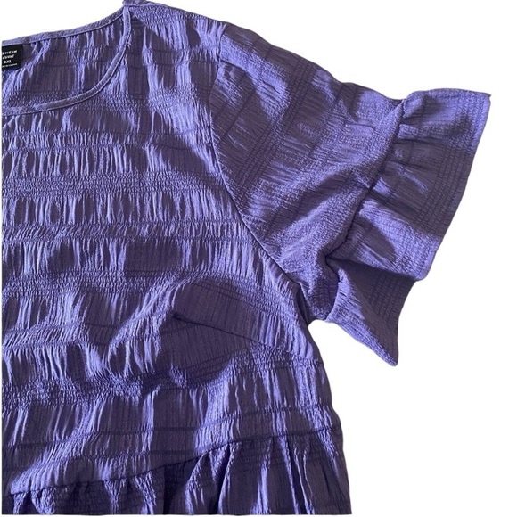 Shein lune plus size women’s solid color simple daily dress purple, size… - Picture 7 of 9